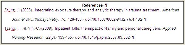 references
