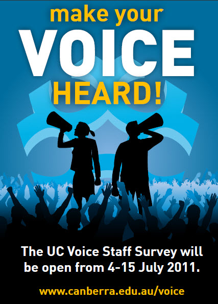 UC Voice Staff Survey Poster image