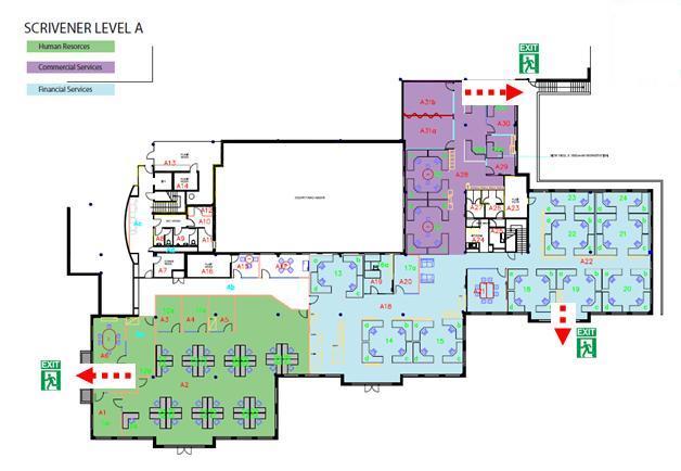 Exit paths Scrivener level A