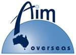 AIM Overseas' logo