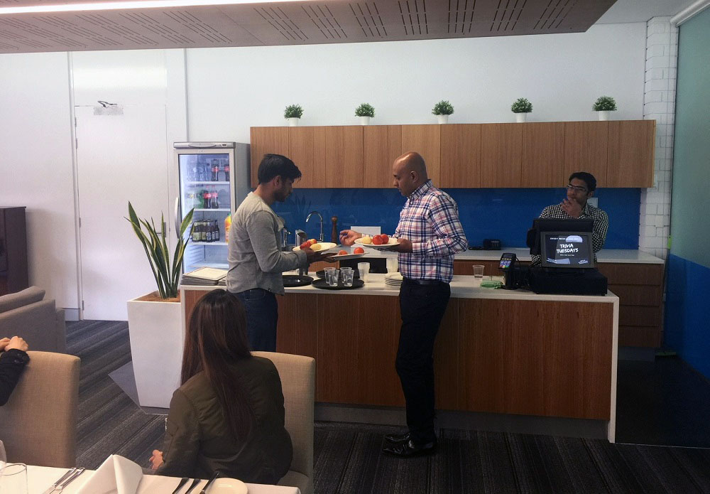 UC Union Food and Beverage Manager Ruwan Abeyratne giving workshop participants valuable industry insight.