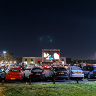 UC drive in night
