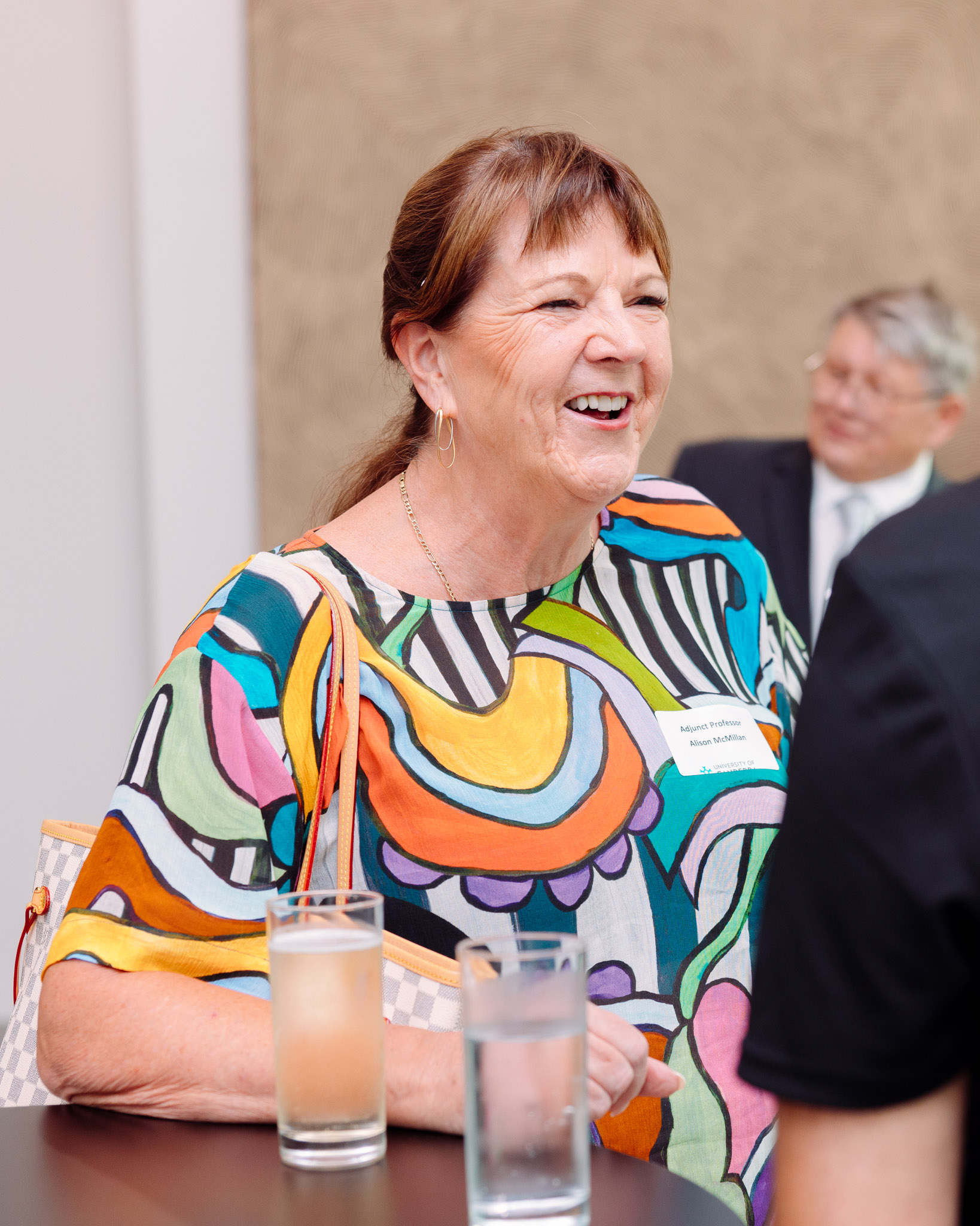 Commonwealth Chief Nursing and Midwifery Officer Alison McMillan PSM at the University of Canberra Adjuncts End of Year Reception.