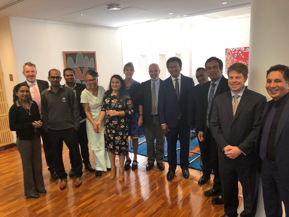Some of the presenters with dignitaries and organisers at the Fiji Projects and Initiatives Seminar.Photo: Neelam Singh