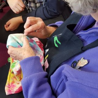 Needle skills are being lost in a modern age where fast fashion is the order of the day. 