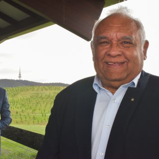 Tom Calma and Andrew Barr