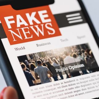 fake news stock photo
