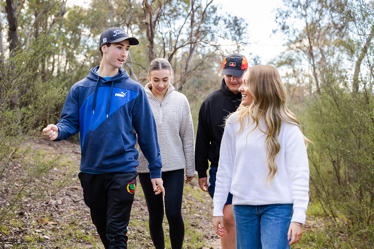 Toby (left) with other Snow Scholars