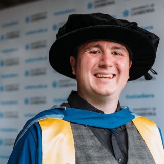 Dr Max Halupka at his graduation