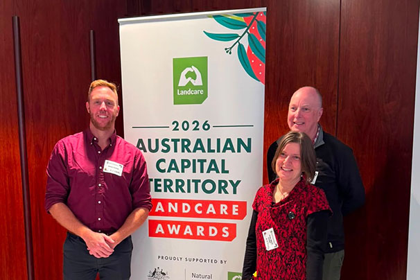 ACT Landcare Awards: UC frog conservation project recognised for scientific innovation and community volunteers