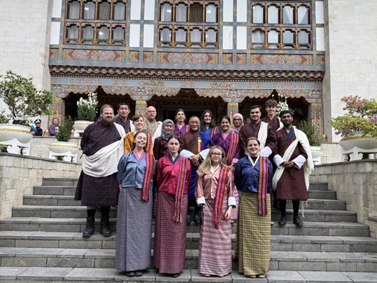UC students learn the measure of happiness on Bhutan study tour