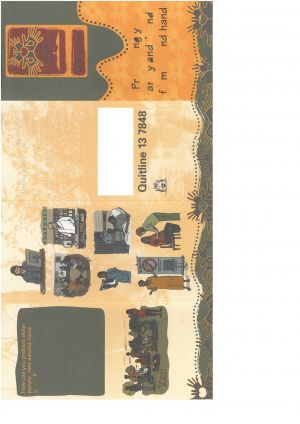 Pamphlet with the heading Protecting your family and friends from second-hand smoke