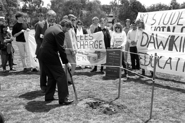 John Dawkins sod turning