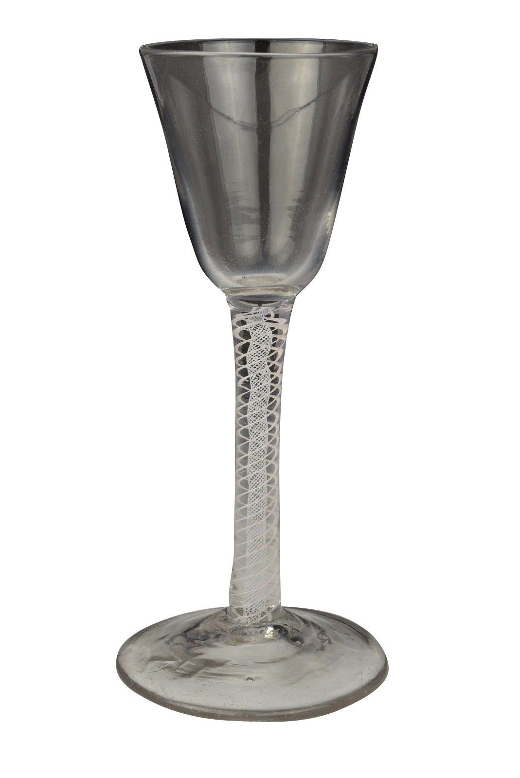 18th Century blown wine glass