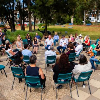 yarning circle group shot