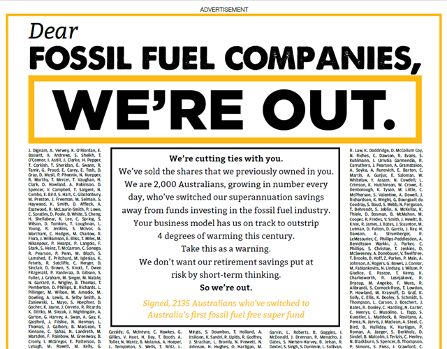 Future Super Newspaper Advert