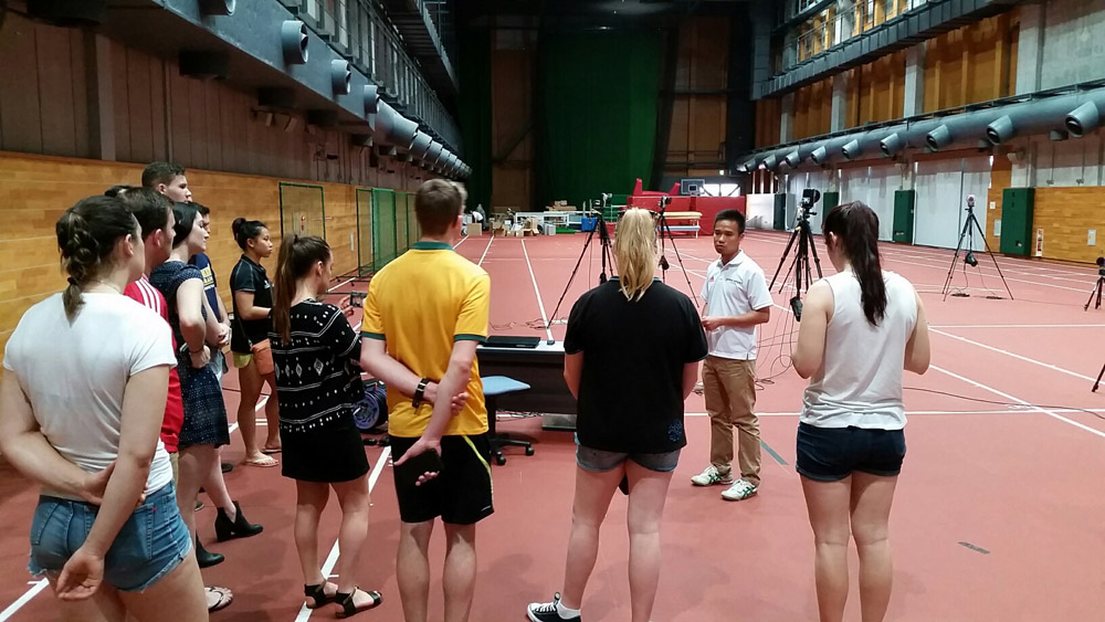 Students at the Japanese Institute of Sport