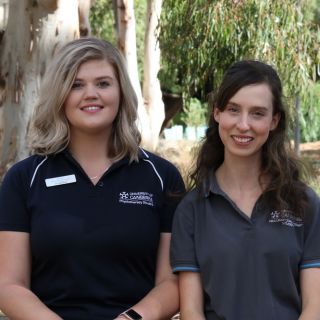 Harriet Drane and Rachael Mitterfellner are the 2019 winners of the Gabby Robberds Scholarship. Photo: John Masiello
