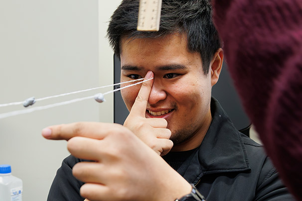 UC students research the science behind keeping your eye on the ball