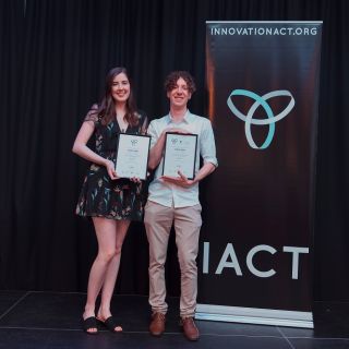 Hayley Teasdale and David Hinton have come up with a way to reduce falls for those whose balance is impaired.