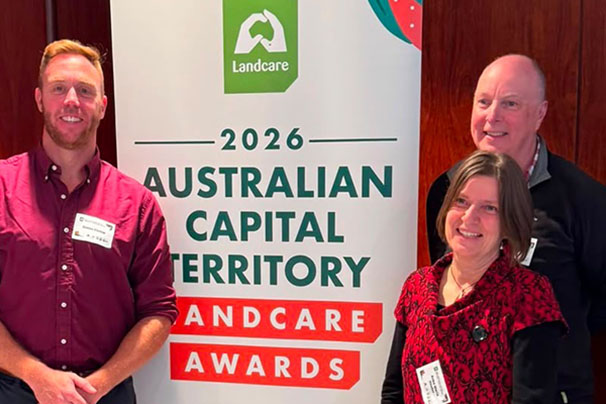 ACT Landcare Awards: UC frog conservation project recognised for scientific innovation and community volunteers