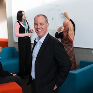 UC Centenary Professor Thomas Lowrie, one of the recipients of the ARC grants, will investigate how students process mathematical tasks. Photo: Katherine Griffiths.