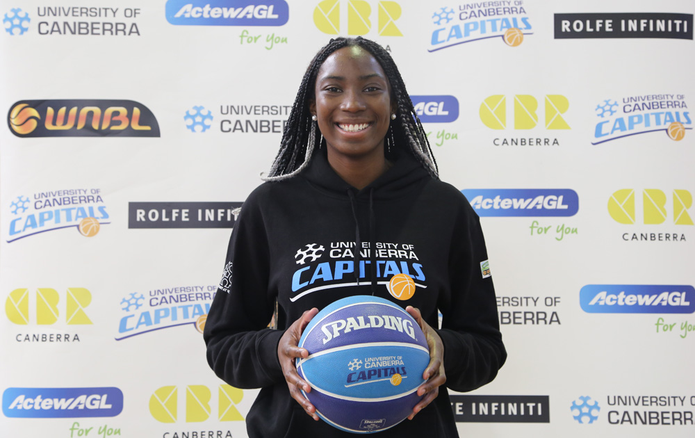 Ezi Magbegor has signed a one-year deal with WNBL team the University of Canberra Capitals