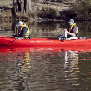 UC researcher Fiona Dyer and her team will measure impact of environmental water on native species and water quality in the lower Lachlan River system. Photo: Michelle McAulay.