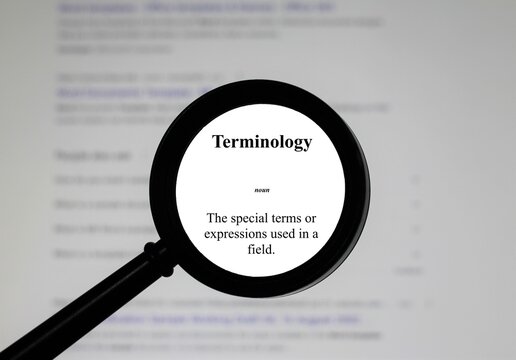 Glossary of terms