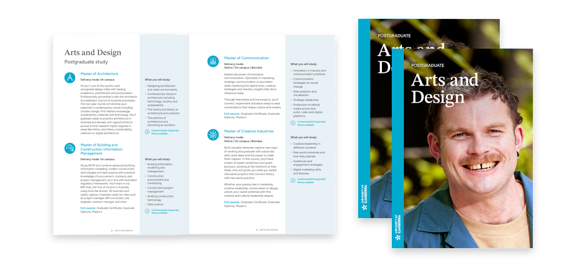 Master of Creative Industries course guide.