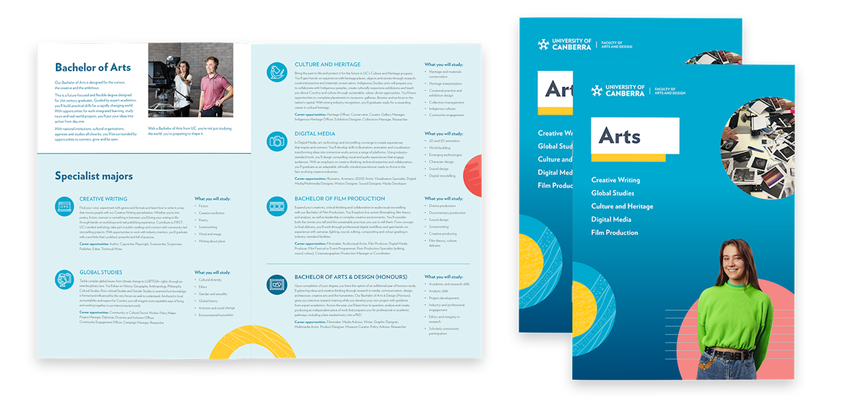 Bachelor of Business online course brochure