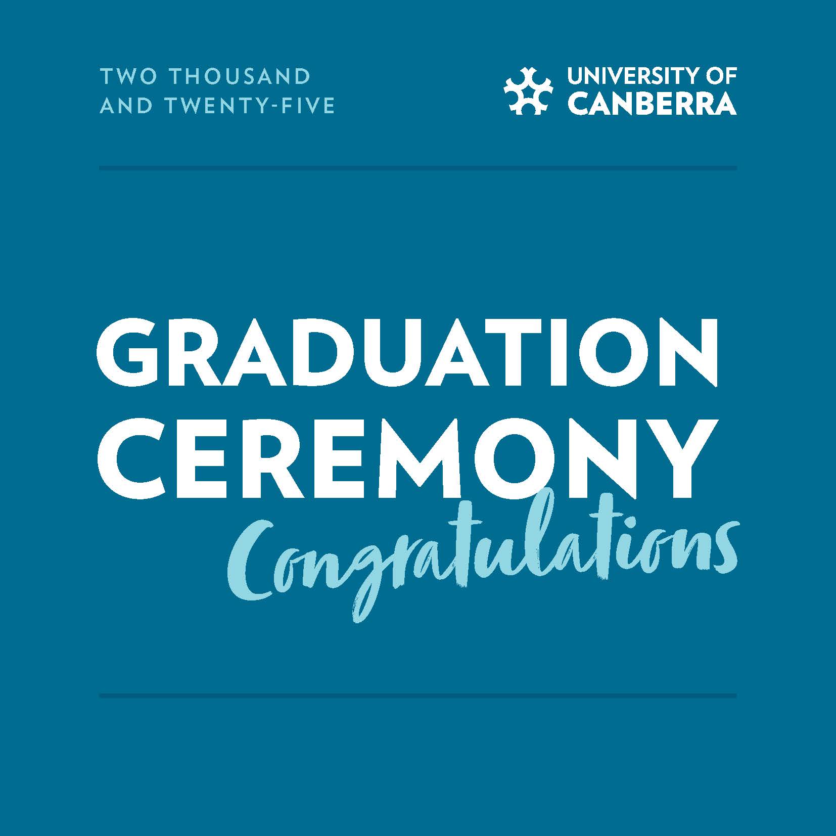 March 2025 graduation booklet