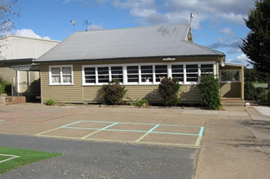 Sutton Public School back court. Photo by Geoffrey Burkhardt