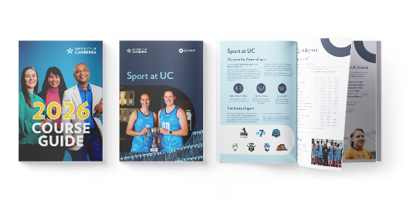 2025 course guide and sport at UC brochure