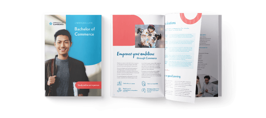 Bachelor of Commerce course brochure