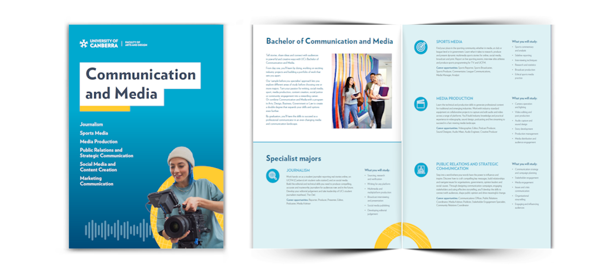 Bachelor of Business online course brochure
