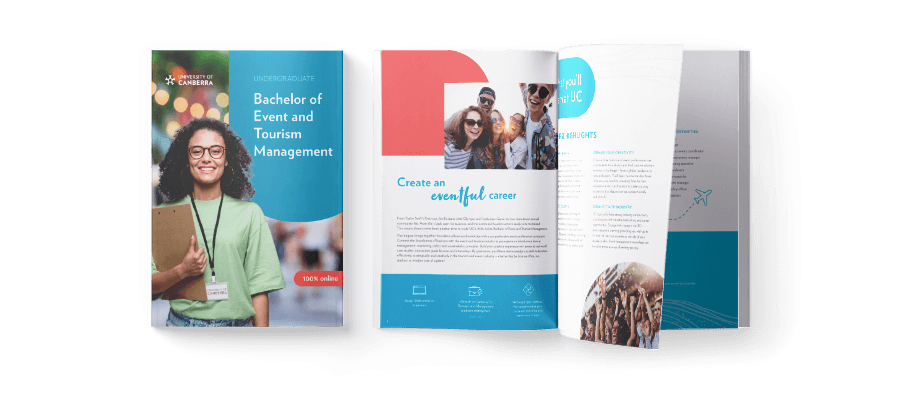 Bachelor of Event and Tourism Management course brochure