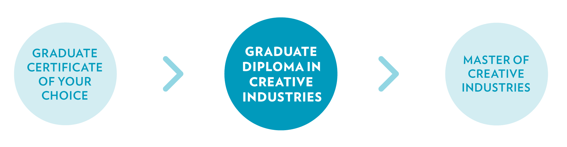 Progress to a Graduate Diploma in Creative Industries from a Graduate Certificate of your choice.
